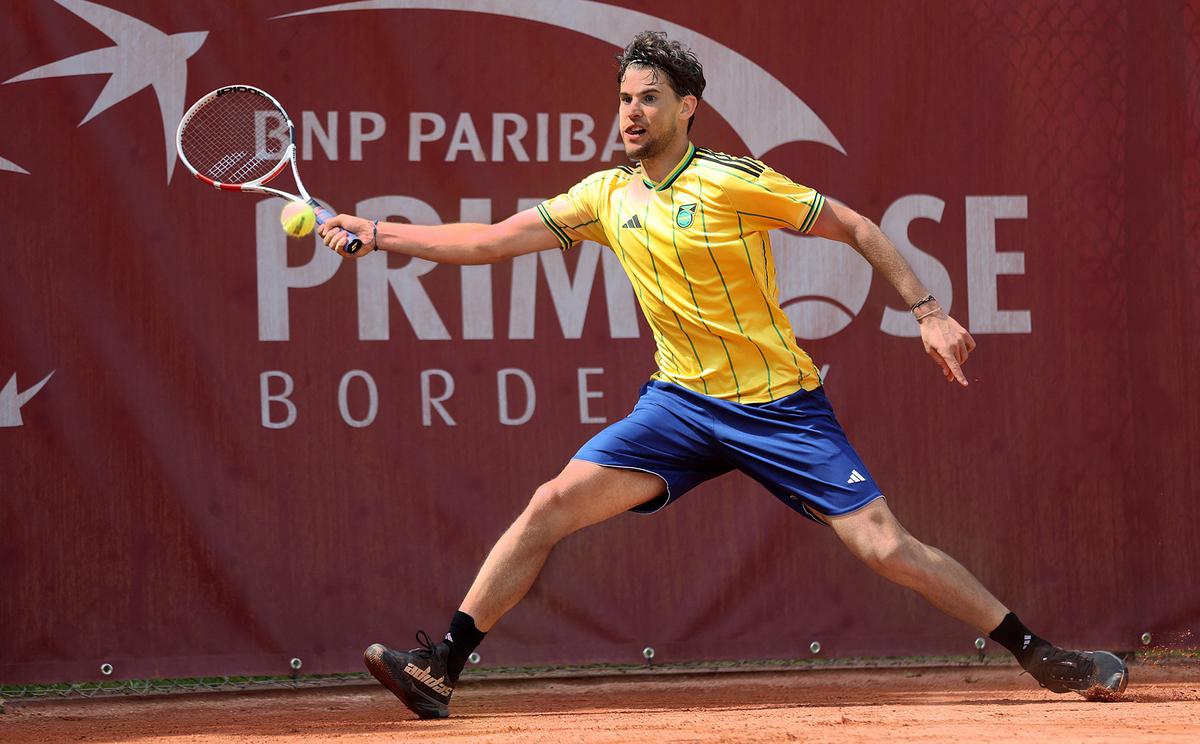 Dominic Thiem's style of play puts a lot of pressure on his body.