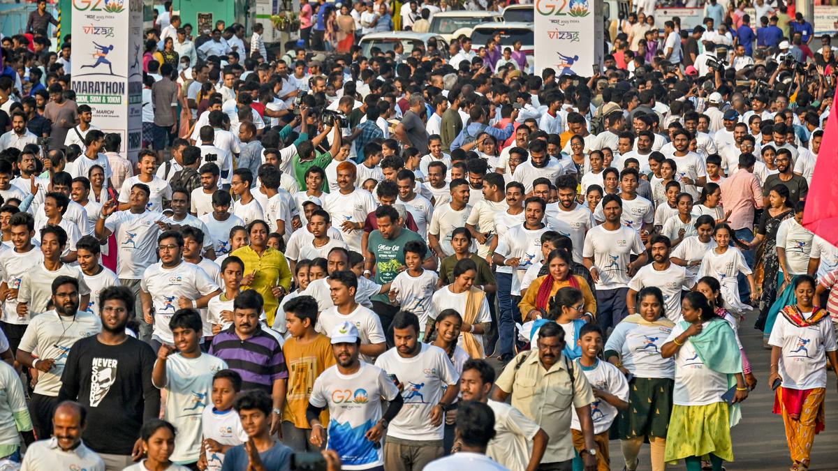 GVMC organises marathon, carnival on Beach Road to engage citizens ahead of G-20 meet in Visakhapatnam