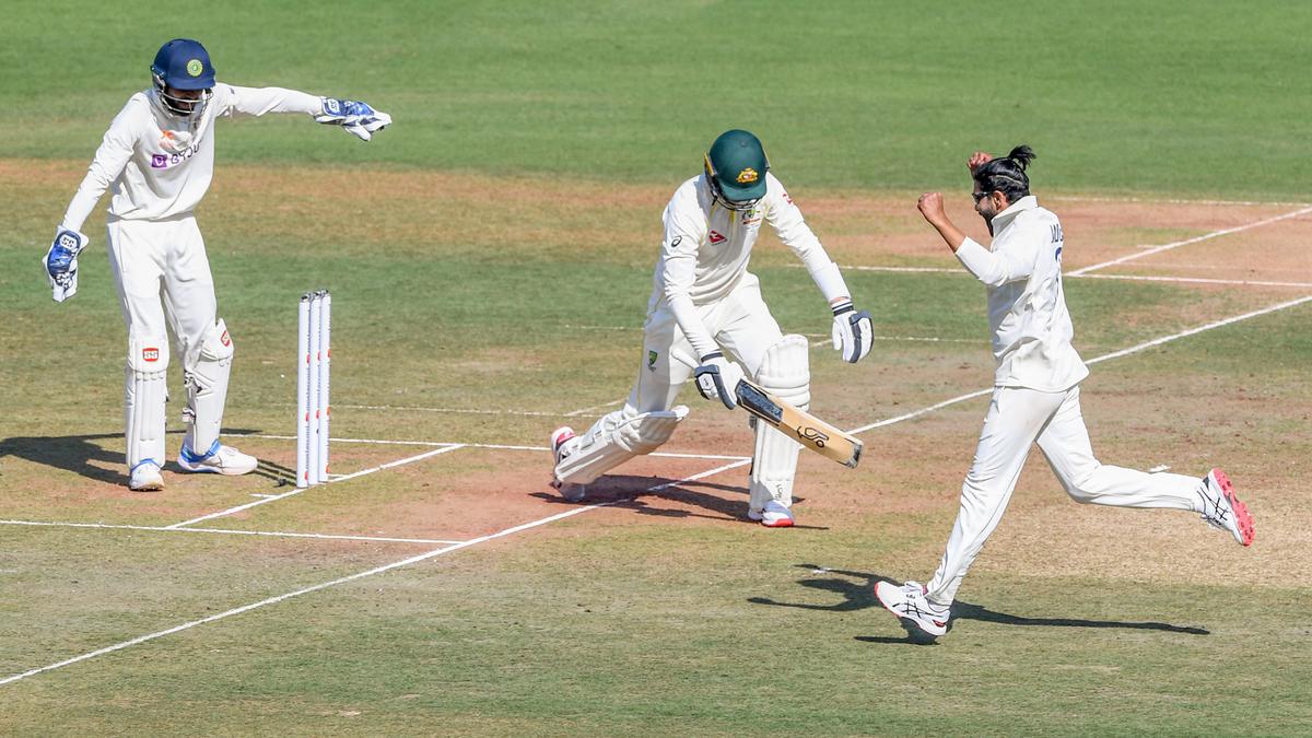 Jadeja’s five-for destroys Australia; Rohit builds on the advantage to put India in command