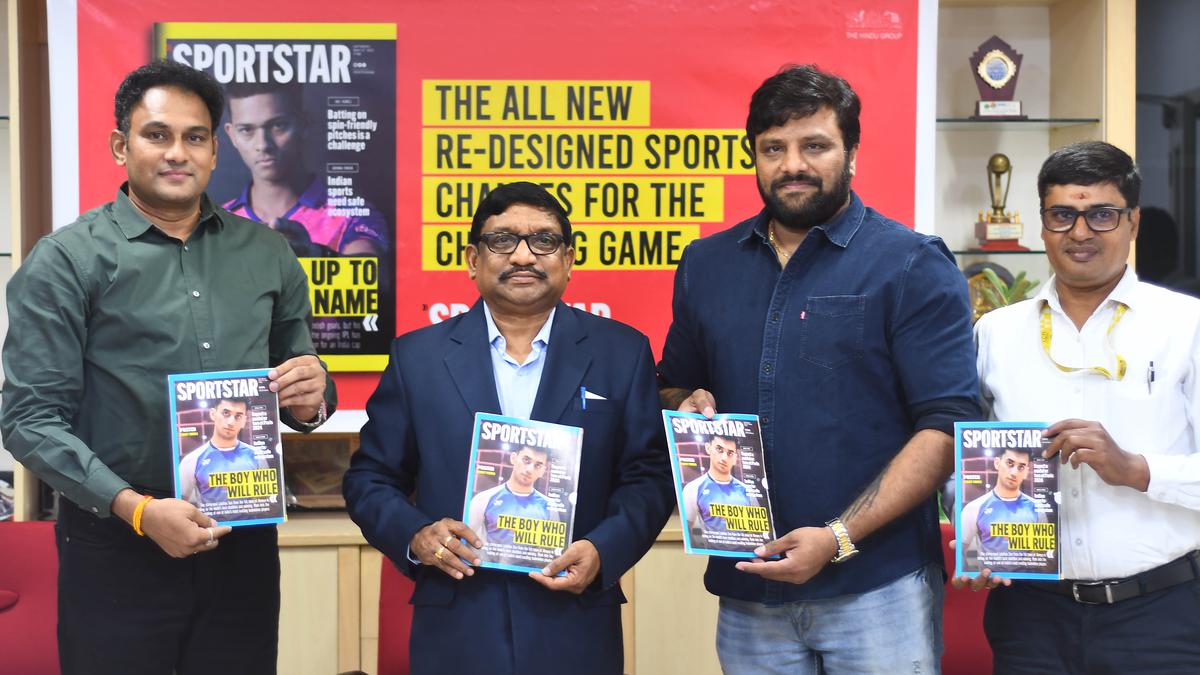 Redesigned Sportstar magazine unveiled in Andhra Pradesh