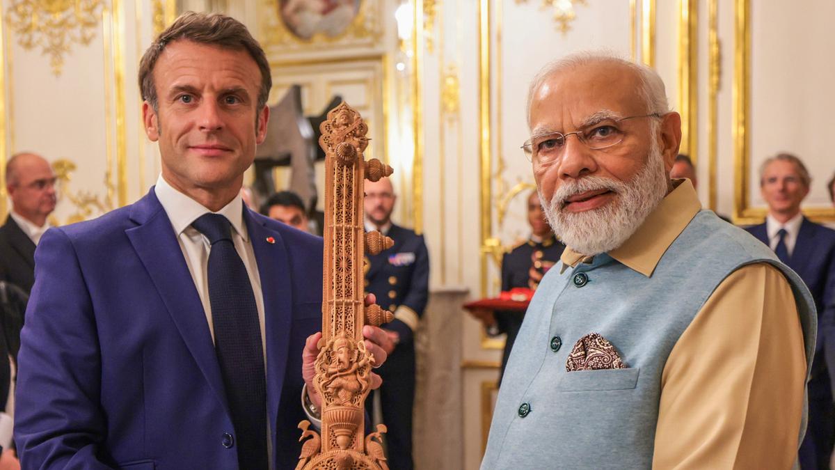 Morning Digest | Revised statement from Modi, Macron drops key points on defence deals; China tells India ‘specific issues’ shouldn’t define ties, and more