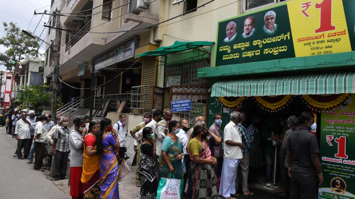 Namma Deve Gowda Appaji Canteen closed due to gas cylinder shortage