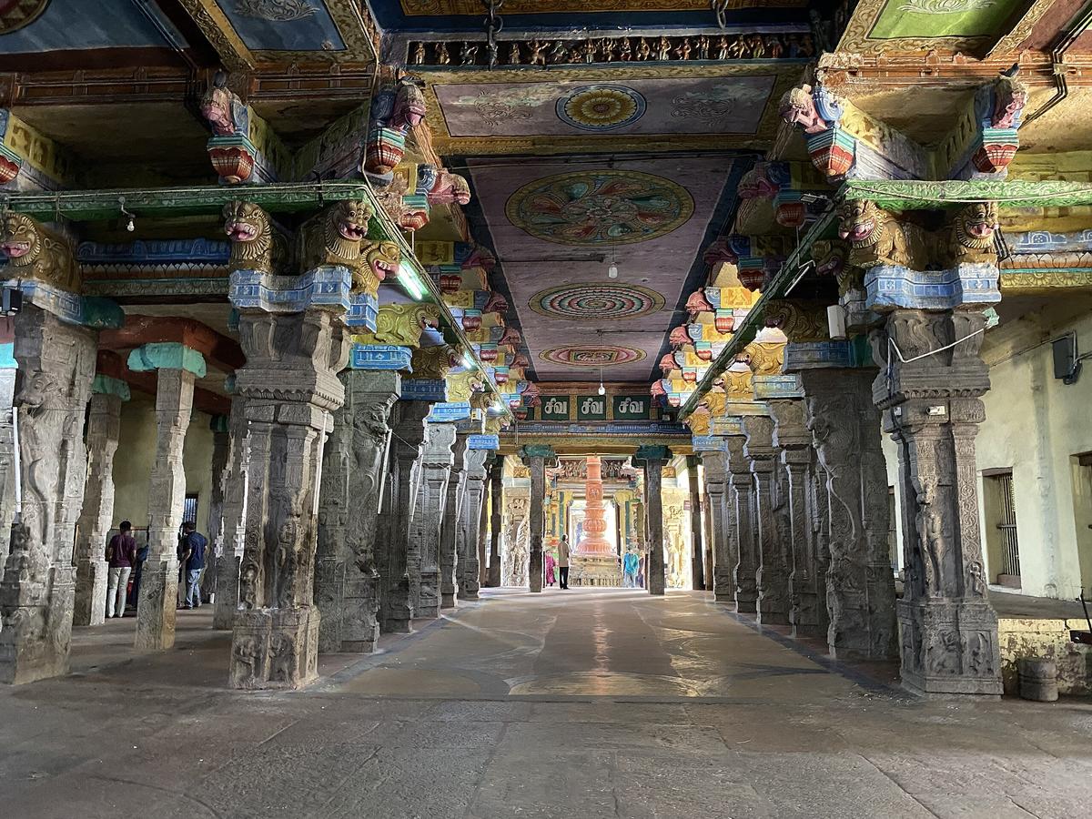 Adi Kumbheshwarar temple in Balamani Ammal’s her hometown, Kumbakonam