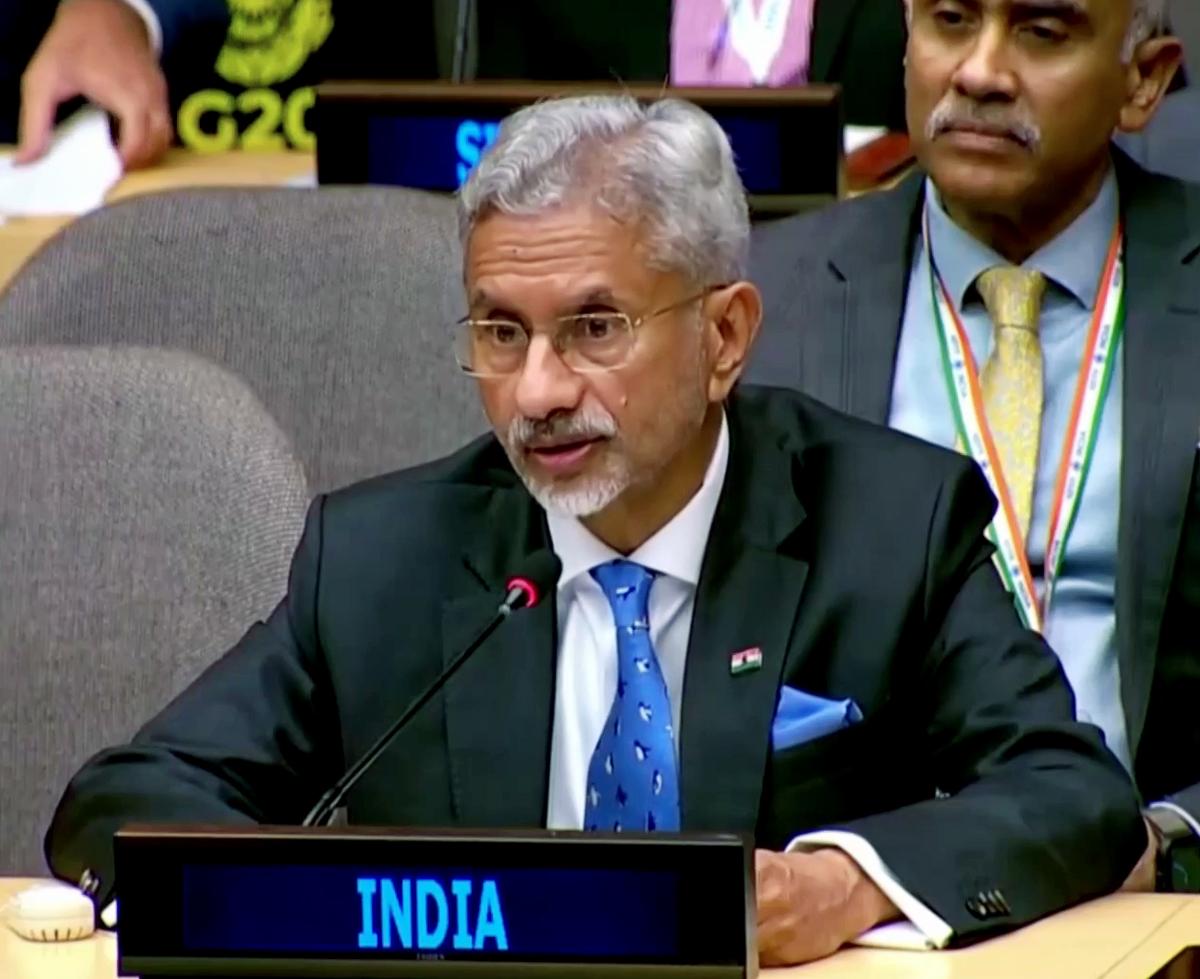 Terrorism 'persistent threat' to development: EAM Jaishankar - The Hindu