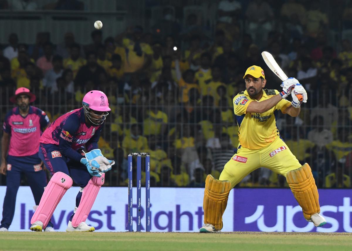 IPL 2023 Dhonis 17-ball 32 in vain as Rajasthan Royals beats Chennai Super Kings by three runs in another last ball thriller