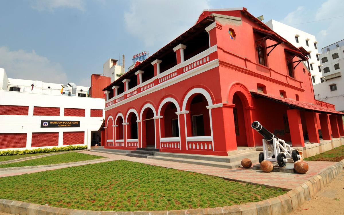 Police Museum (the erstwhile Hamilton Club) near the Coimbatore Railway Station, constructed in 1918