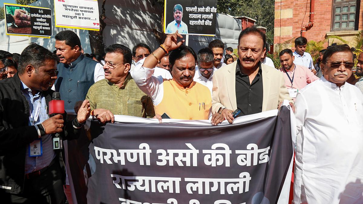 MVA walks out of Maharashtra Assembly over Parbhani violence, Beed Sarpanch murder