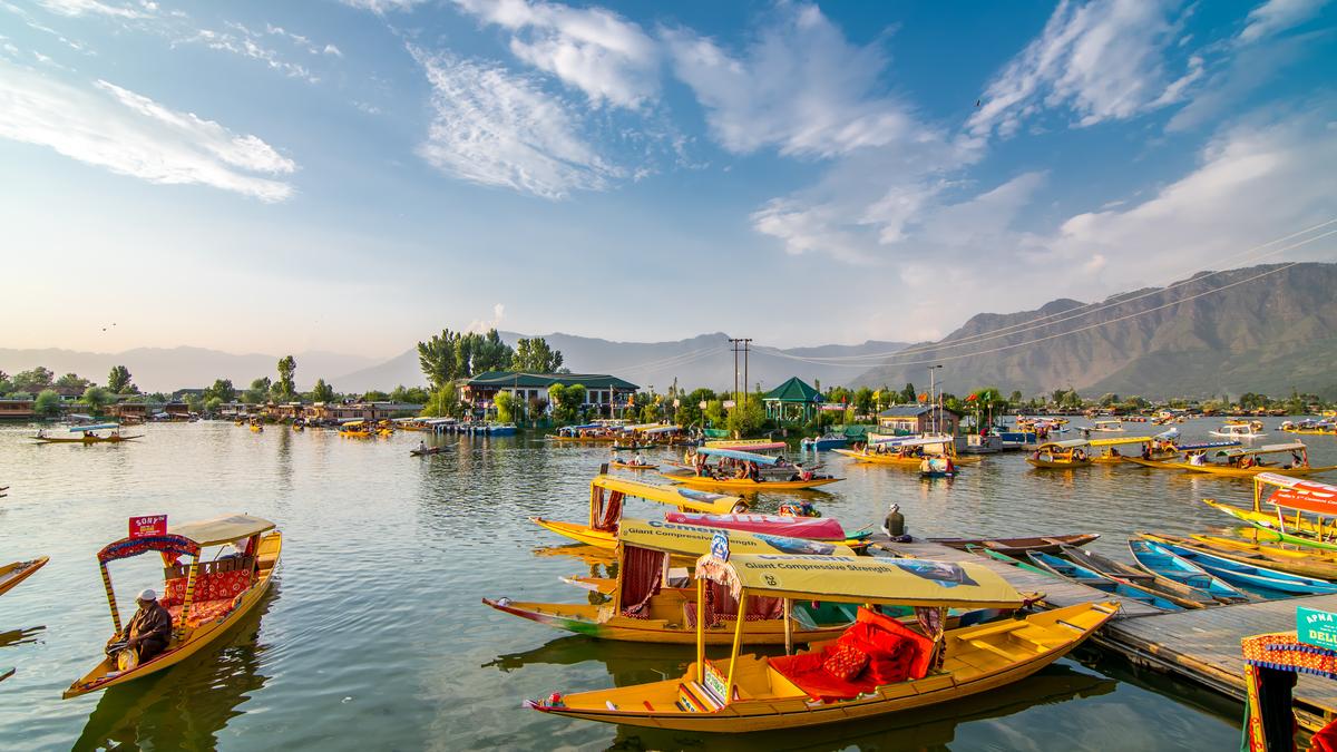 The Dal Lake at Srinagar, Jammu and Kashmir The Dal Lake at Srinagar, Jammu and Kashmir