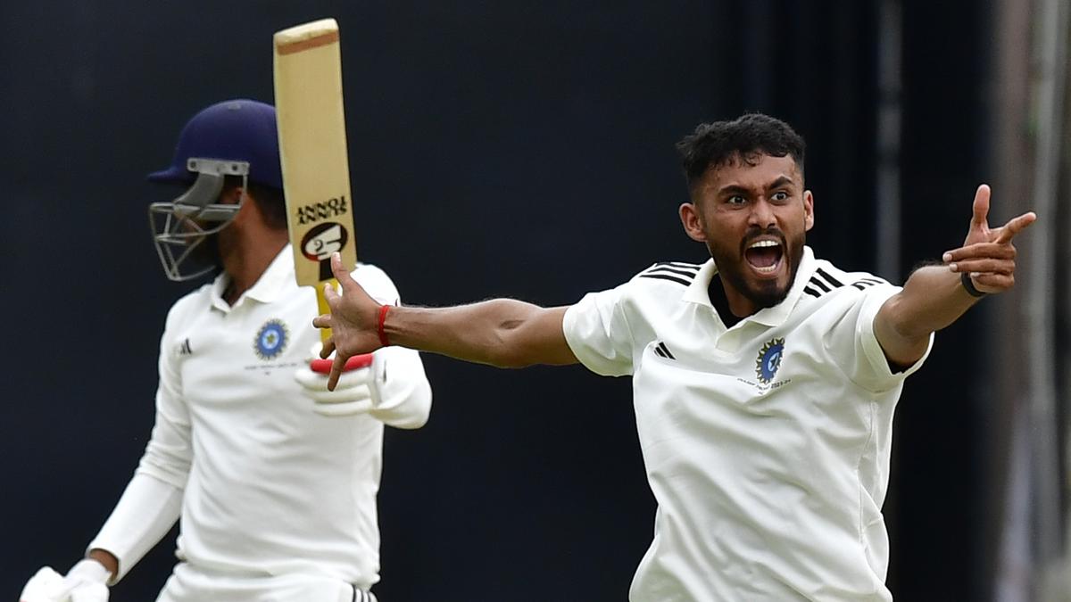 Duleep Trophy: South Zone’s Kaverappa restricts North Zone with five-wicket haul