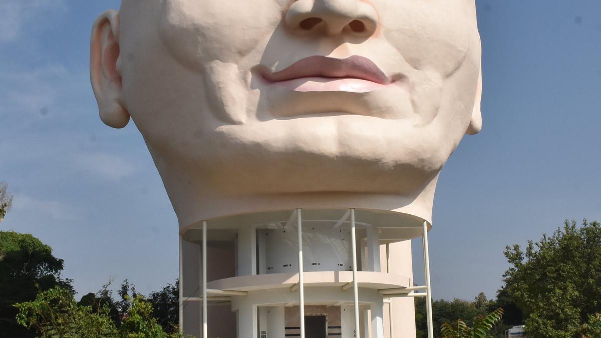 A face-shaped museum at AIISH campus in Mysuru