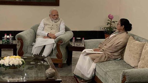 Mamata meets Modi, seeks intervention on release of funds due to West Bengal