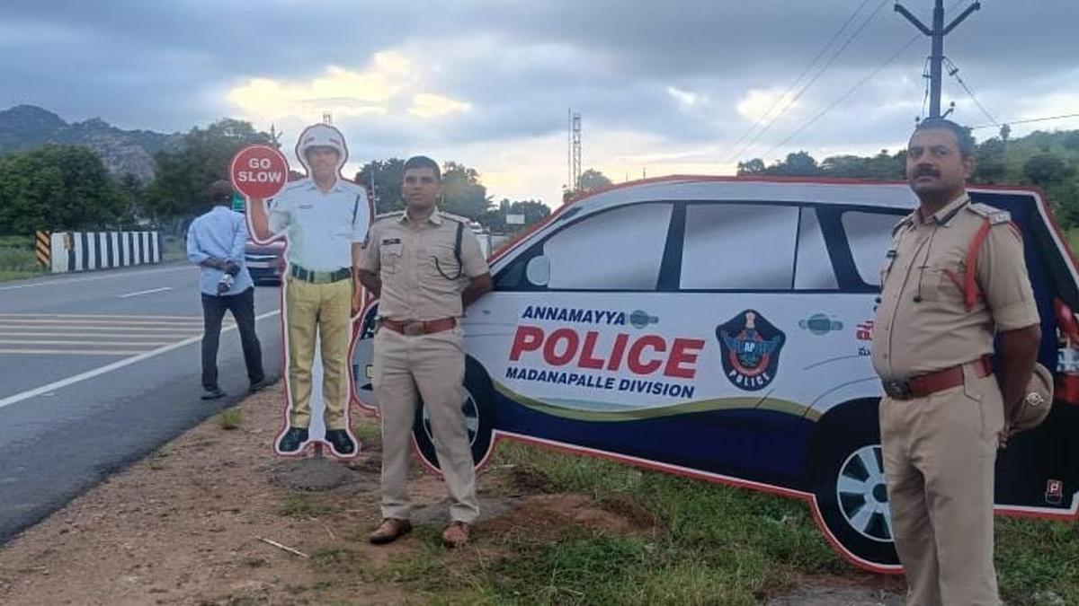 Dummy patrol car introduced to slow down speedsters on Madanapalle highway