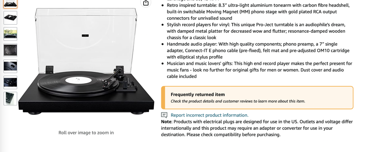 Amazon starts highlighting "frequently returned" items