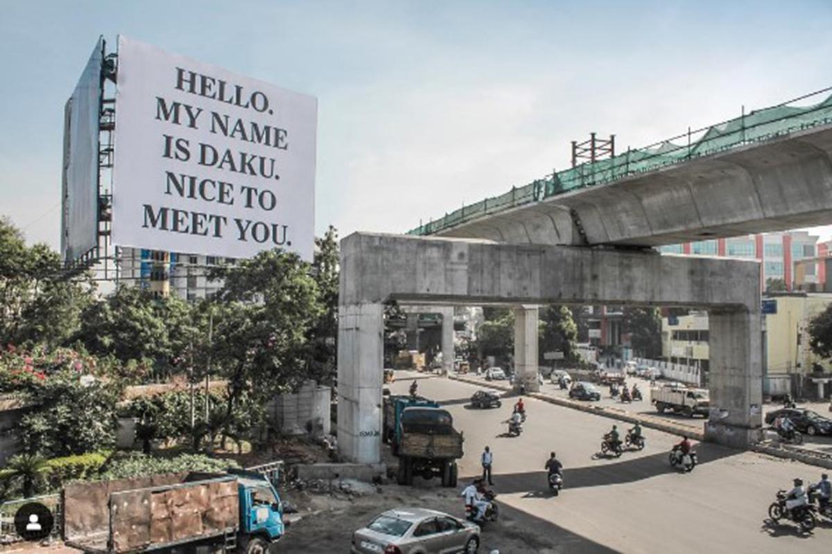 At Khairadabad Flyover 