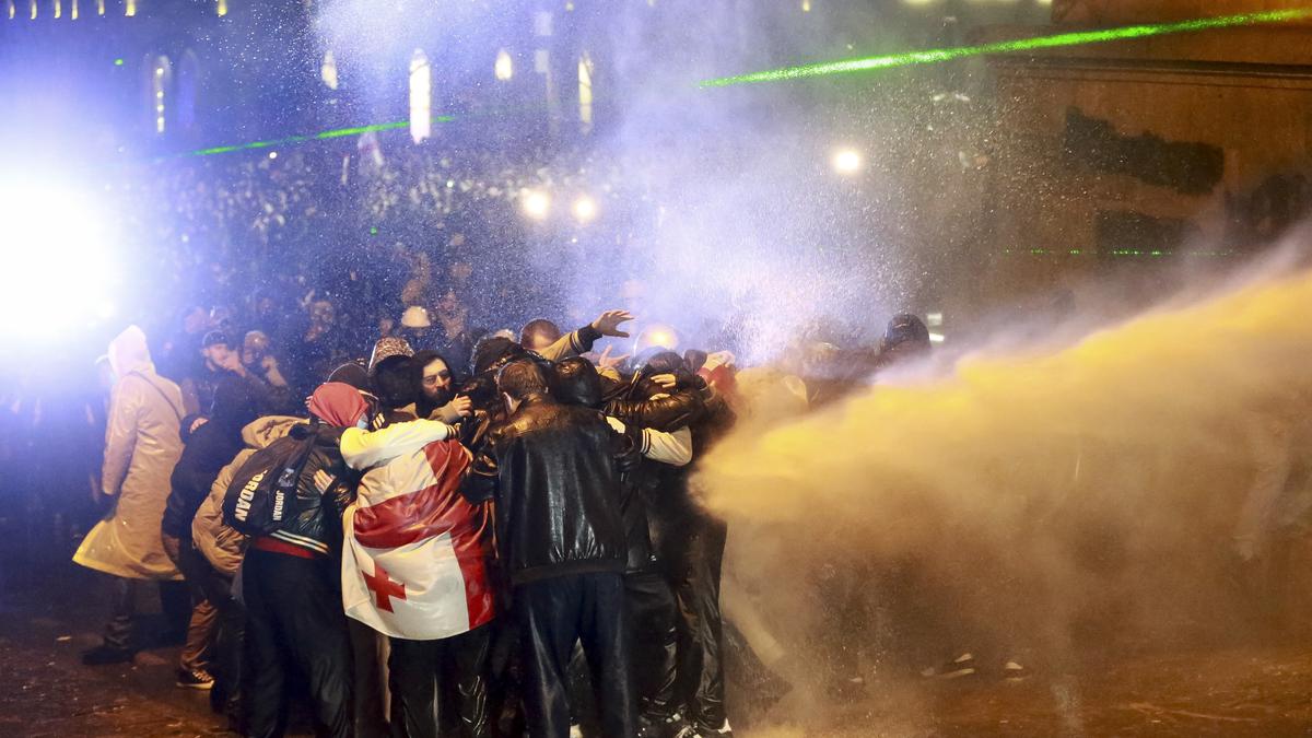 Thousands rally in Georgia as PM rebuffs calls for new election