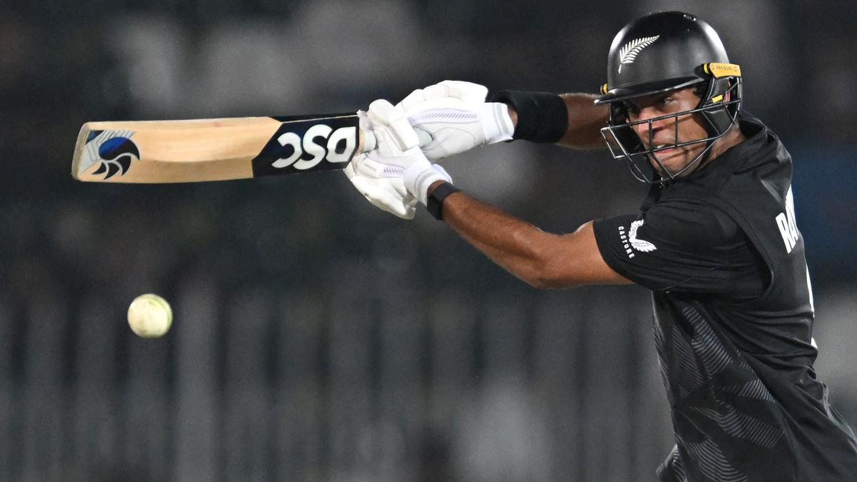 Champions Trophy: Rachin ton powers New Zealand into semifinals