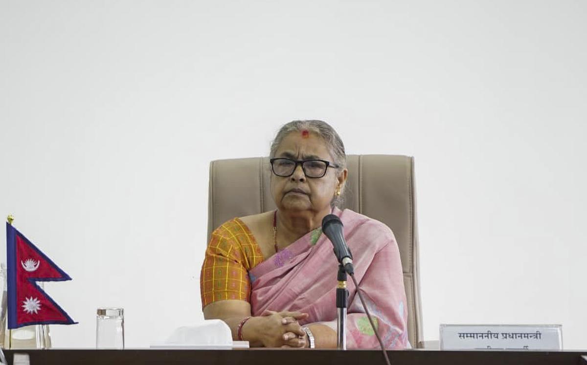 Watch: Nepal PM Karki holds key all-party meet