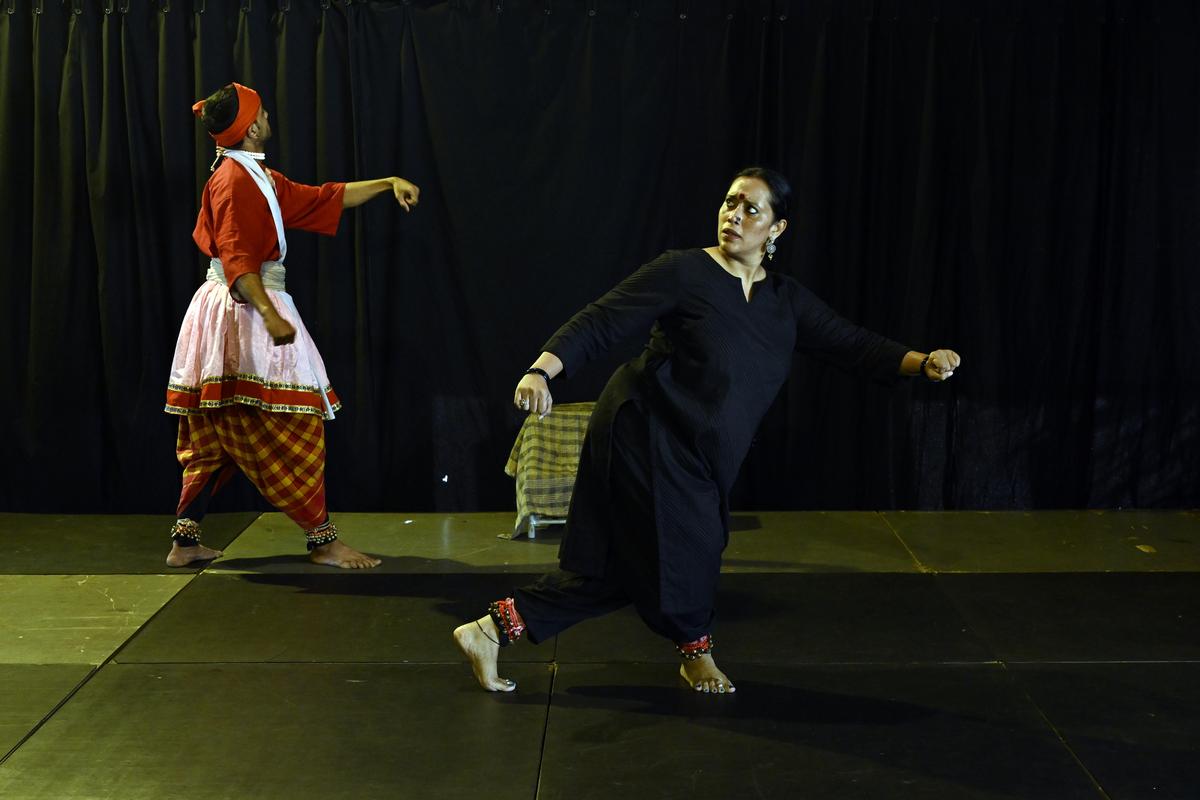 dancers in play rehearsal