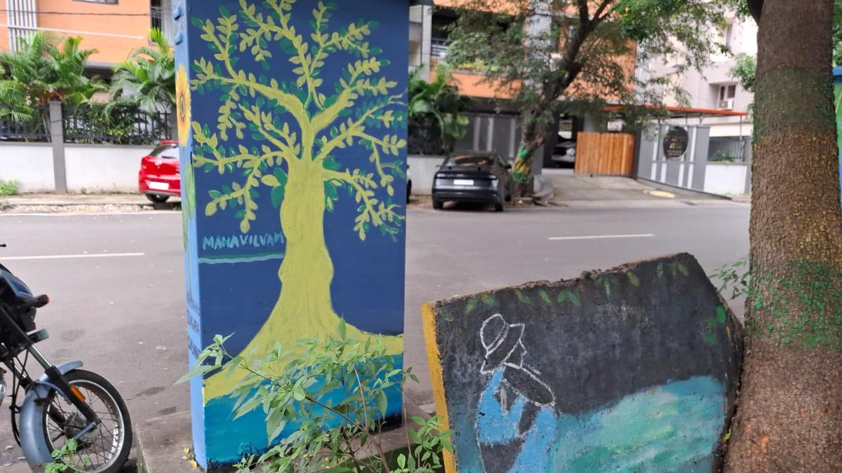 A Chennai resident views rusty old telephone boxes as canvases