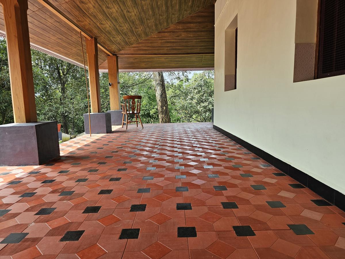 A house in Kerala built with sustainable materials.