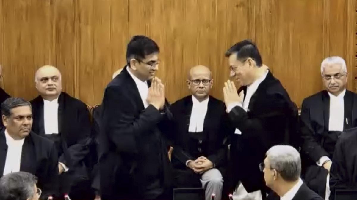 Kotiswar Singh, Mahadevan take oath as Supreme Court judges; top court attains full strength