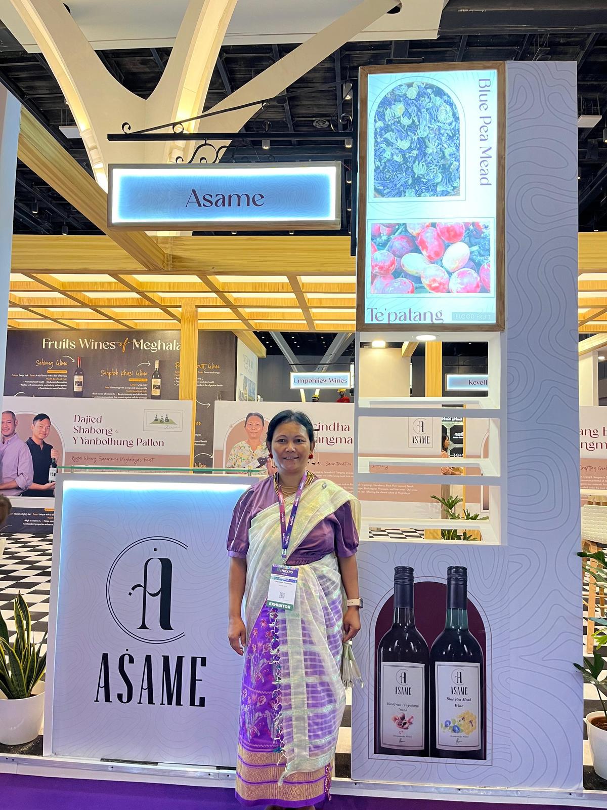 Pecindha K. Sangma of Asame wines