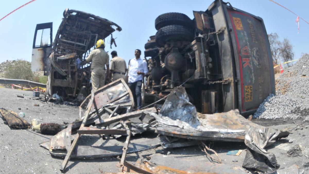 Overspeeding, lack of lane discipline of driver led to Markapuram bus accident, say officials