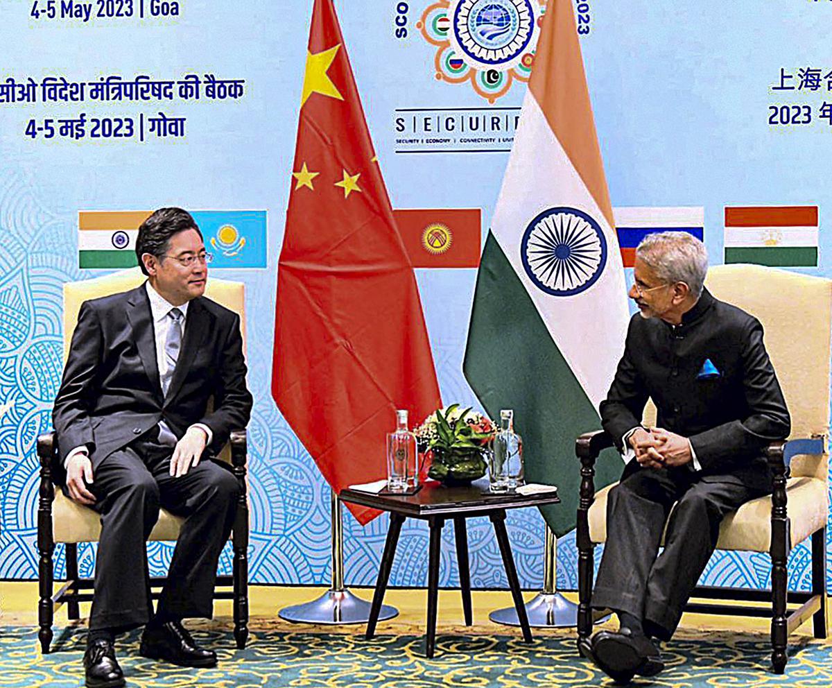 External Affairs Minister S Jaishankar meets State Councillor and FM Qin Gang of China.