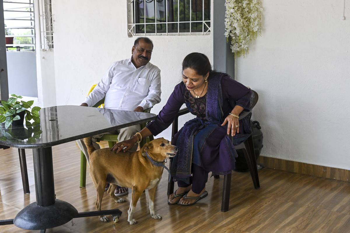 Bhaskar Kulkarni and Hemangi Butte at their home in Pune. 