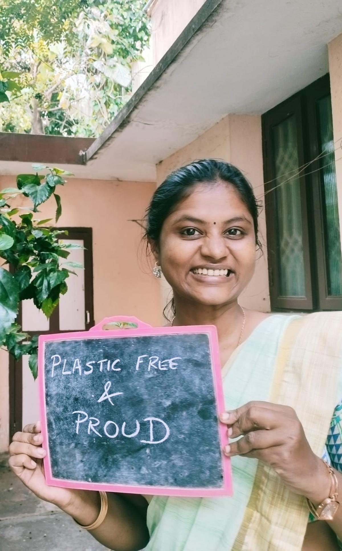 Thendral Manimozhi, founder of Velachery-based Kamarkattu Ecostore. 