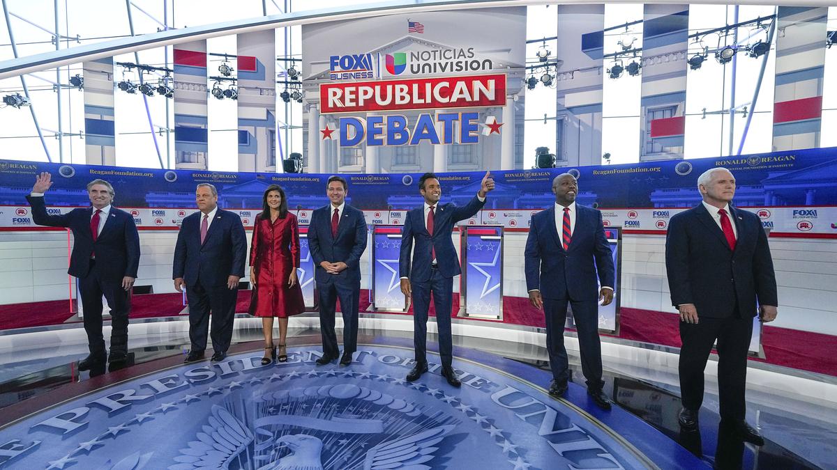At 2nd Republican debate, Donald Trump’s rivals take him on directly in his absence
