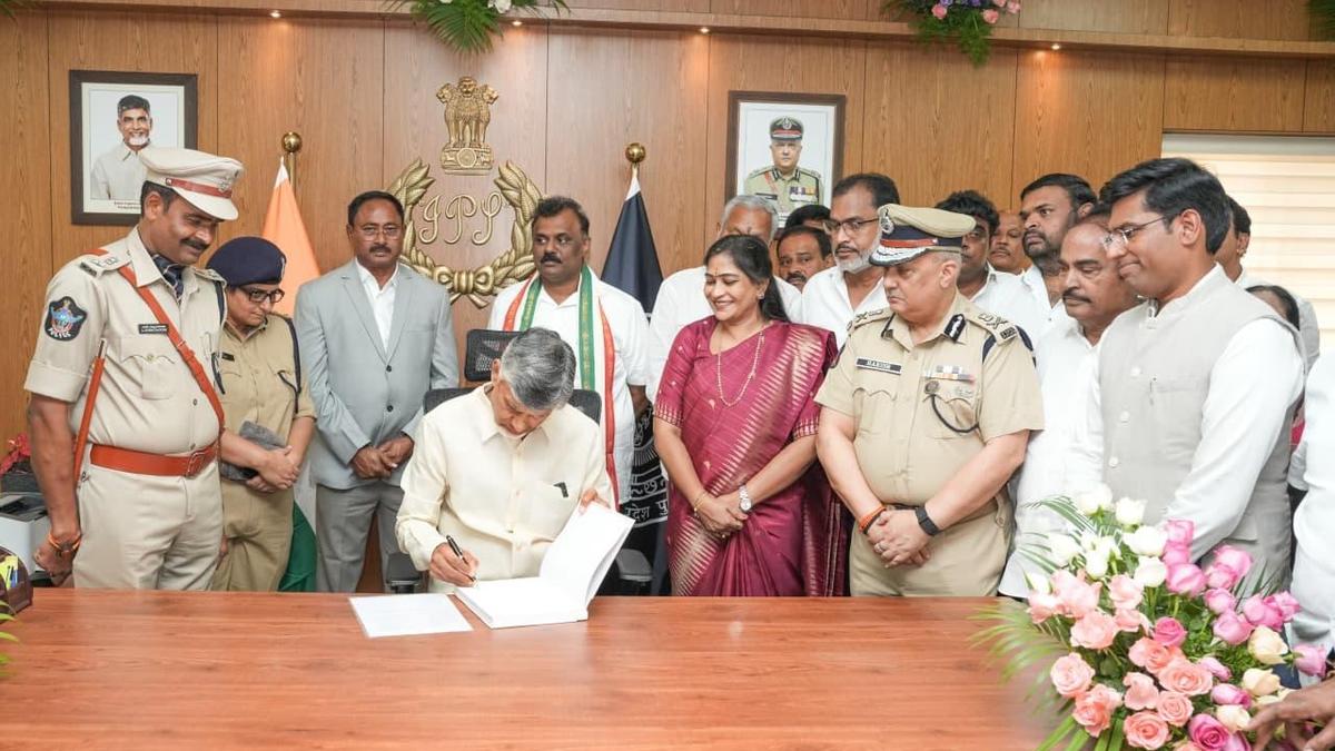 Crime in the garb of politics will not be tolerated, warns Andhra Pradesh Chief Minister Chandrababu Naidu