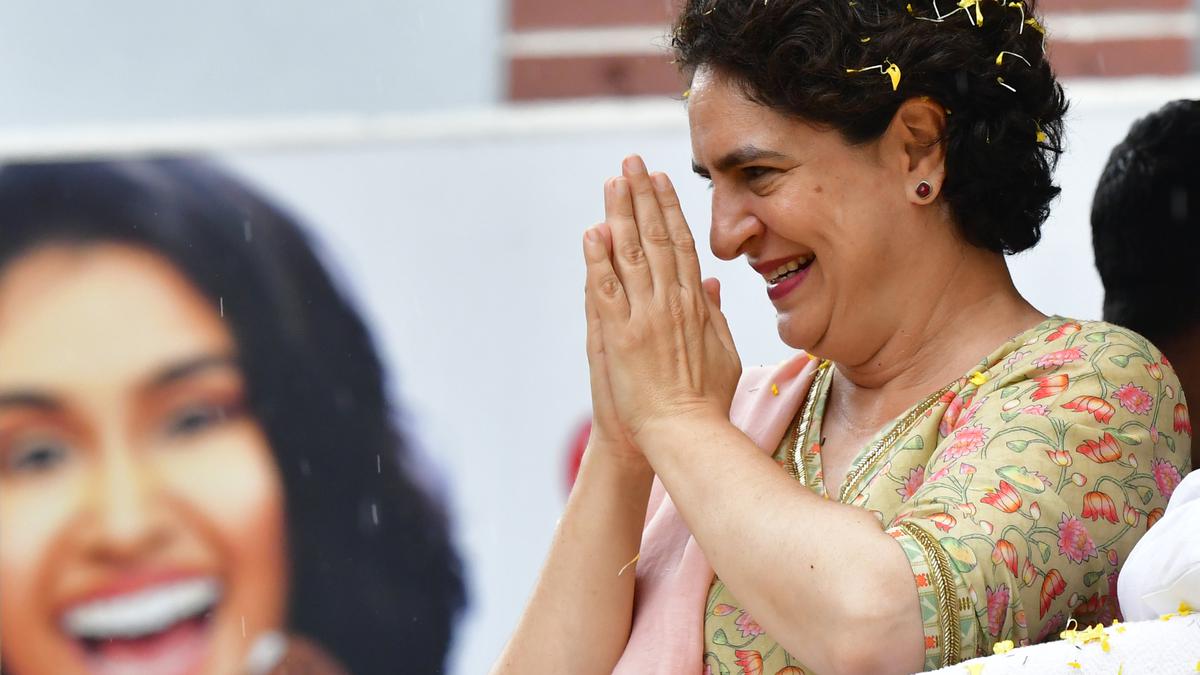 Priyanka Gandhi’s campaign in Bengaluru South coincides with Amit Shah’s roadshow