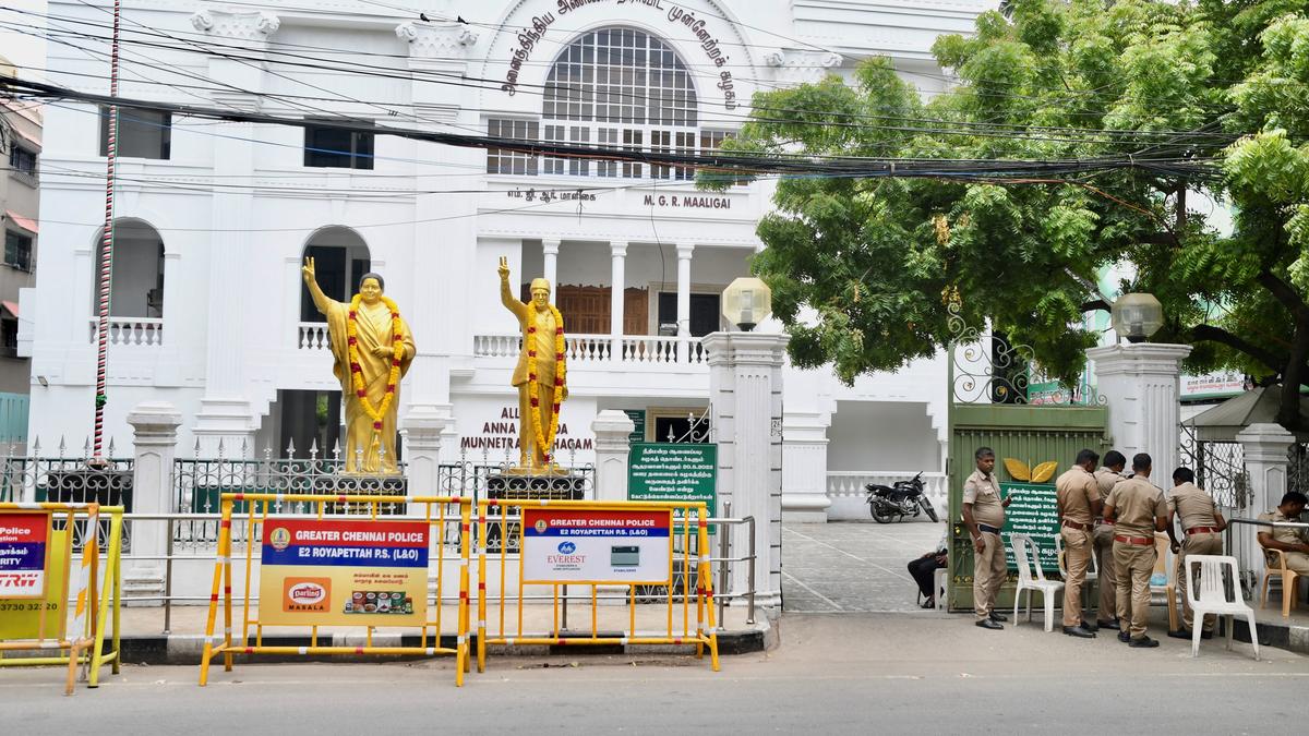 AIADMK announces poll schedule for the post of general secretary