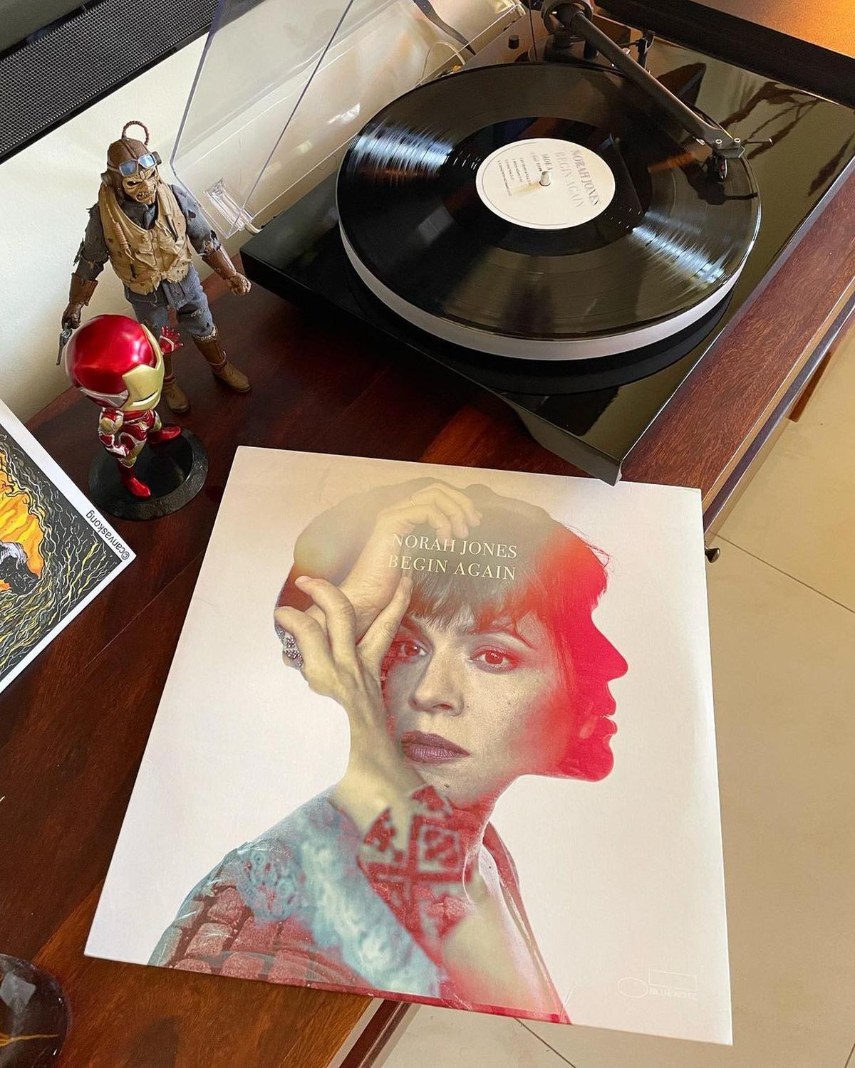 Trinayan Baruah’s vinyl collection