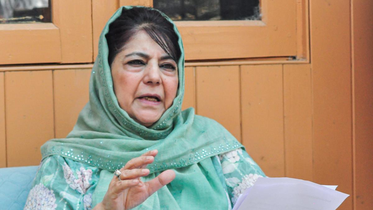 Suspension of government ads in J&K an assault on press freedom: Mehbooba