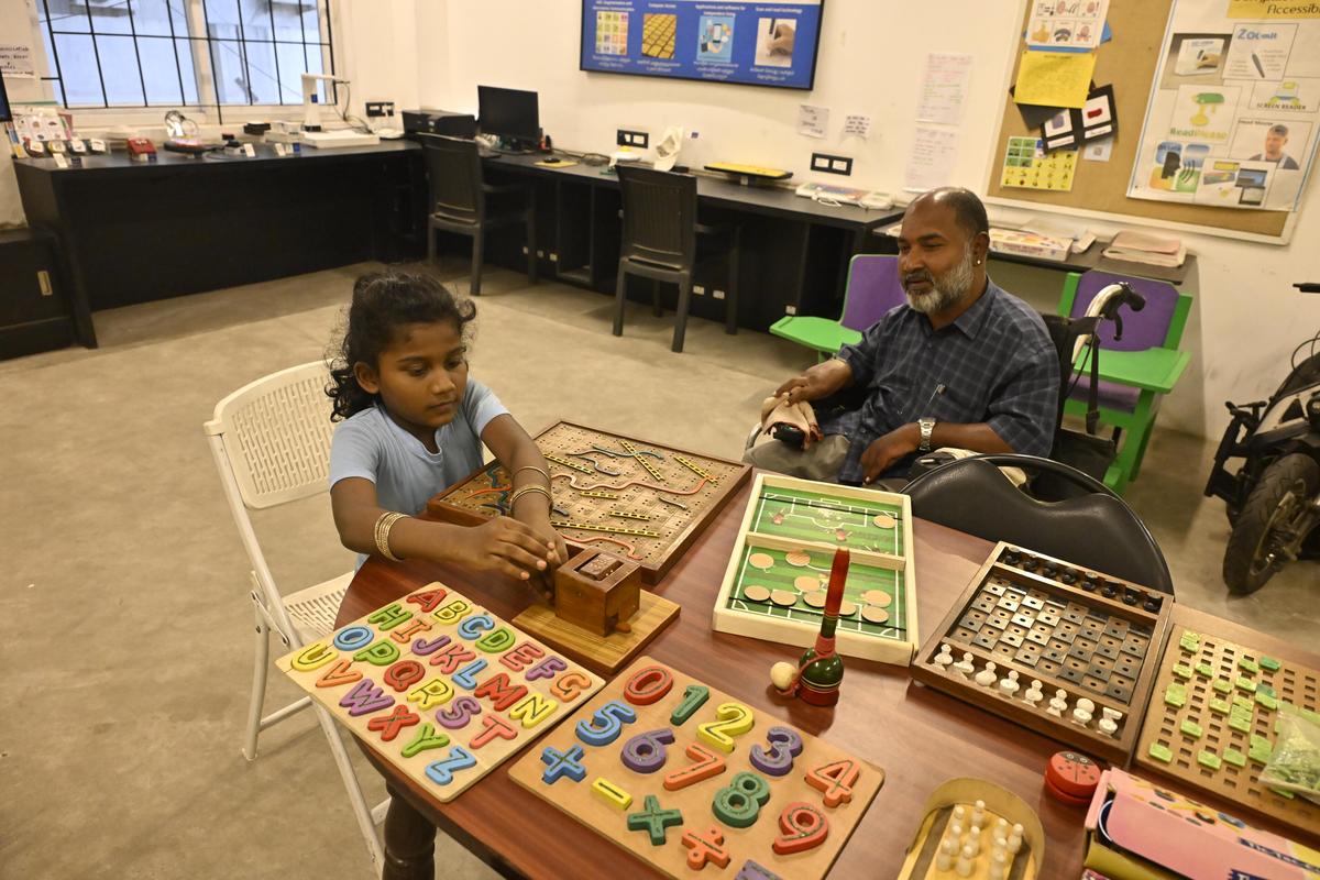 MoP also has a collection of tactile board games like snakes and ladders and chess, musical instruments, and other objects that are accessible to all