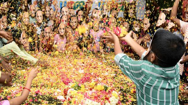 Gandhi remembered on his birth anniversary