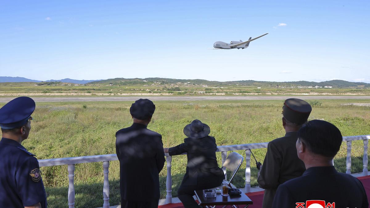 North Korea's Kim oversees drone test, orders AI development