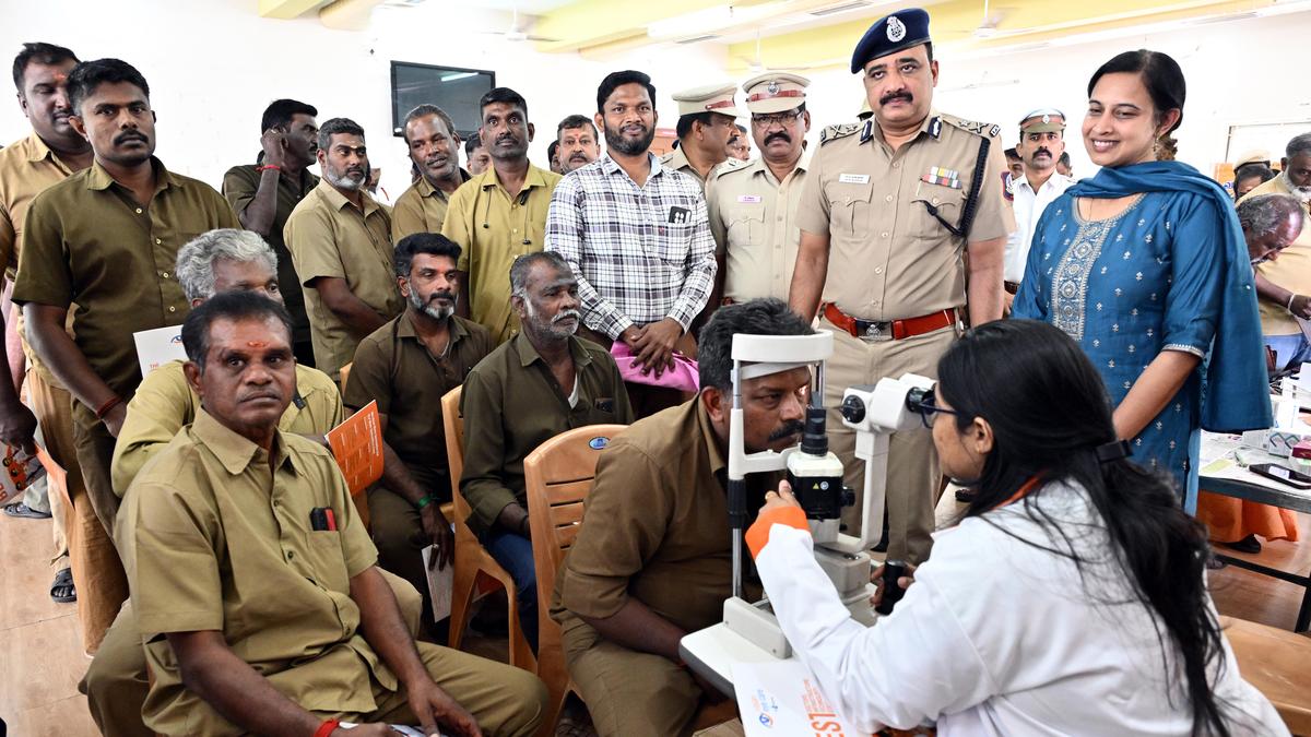 Eye screening camp held for drivers in Coimbatore