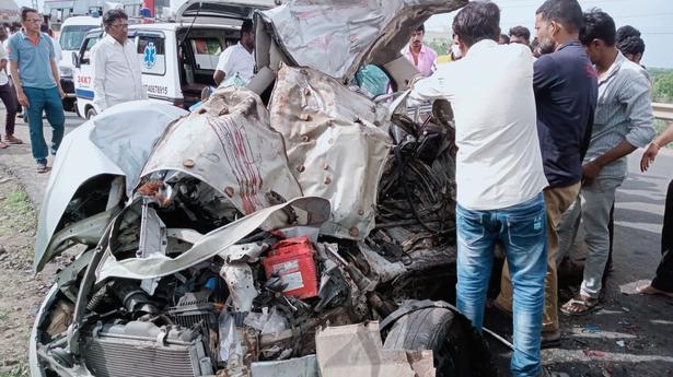 Two killed, one injured in road accident