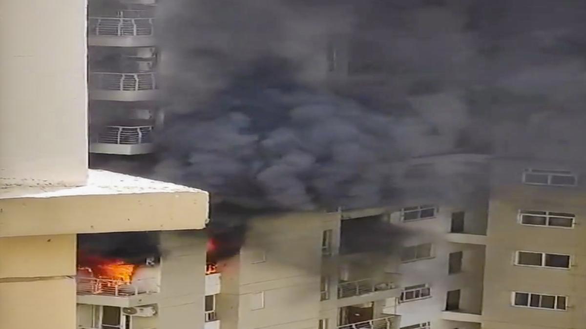 AC blast sparks fire at Noida high-rise flat, no casualty