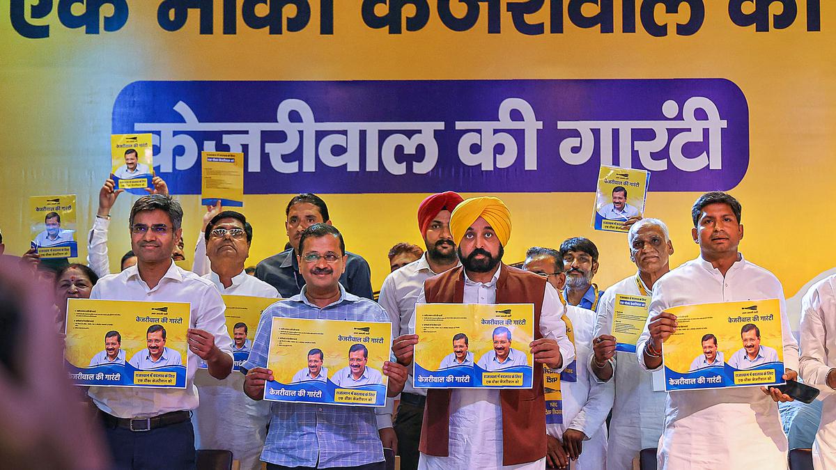 Arvind Kejriwal pledges electricity bill waivers, free education in Rajasthan as AAP gears up for polls