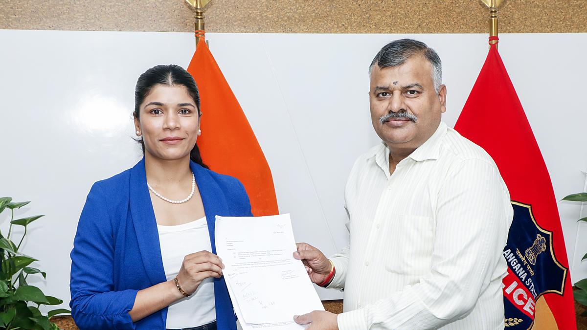 World champion boxer Nikhat Zareen joins Telangana police force as DSP