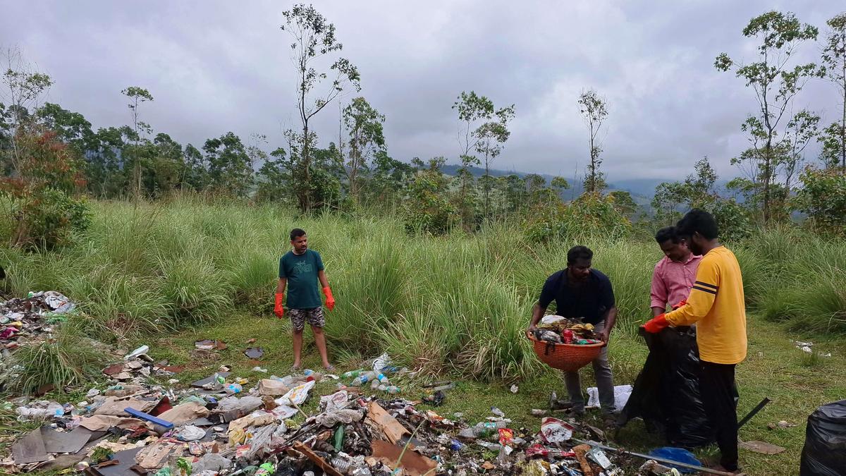 Chinnakkanal panchayat clears waste found dumped on elephant route