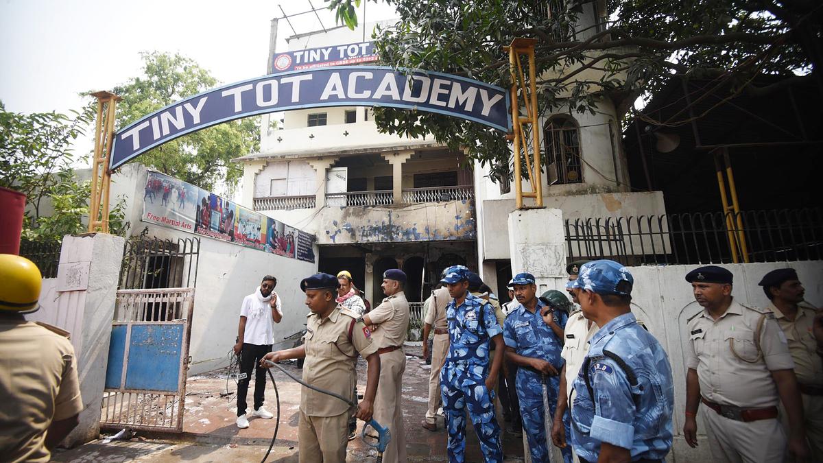 Patna school set on fire by mob after four-year-old student found dead on campus