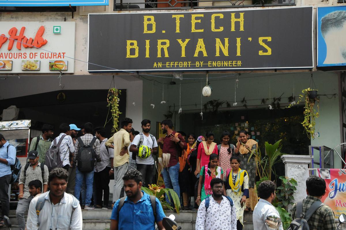 A view of B Tech Biryani’s at Ameerpet in Hyderabad