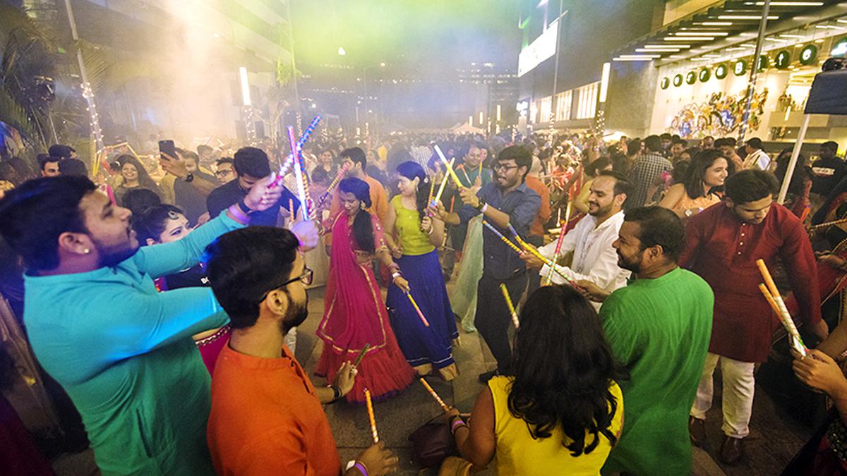 Dash of dandiya and garba in Dasara celebrations in Bengaluru