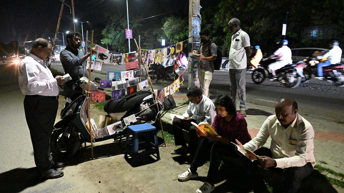 Pop-up bike library inspires reading culture in Thoothukudi