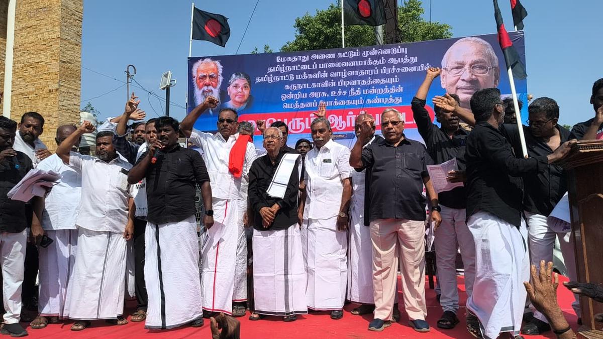 Veeramani urges govt. to move court, mobilise opinion against Mekedatu project